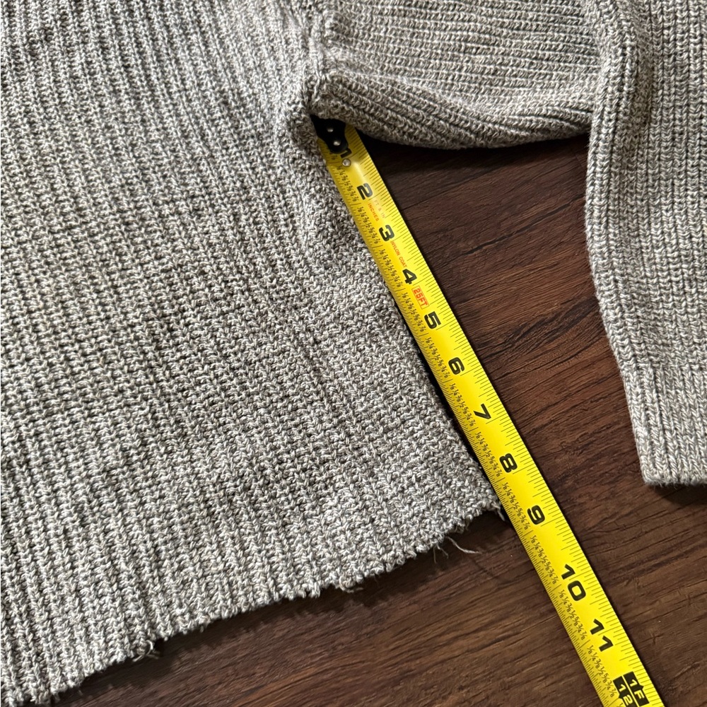 Liberty Vintage Henley‎ Sweater Cropped - Picture 3 of 5